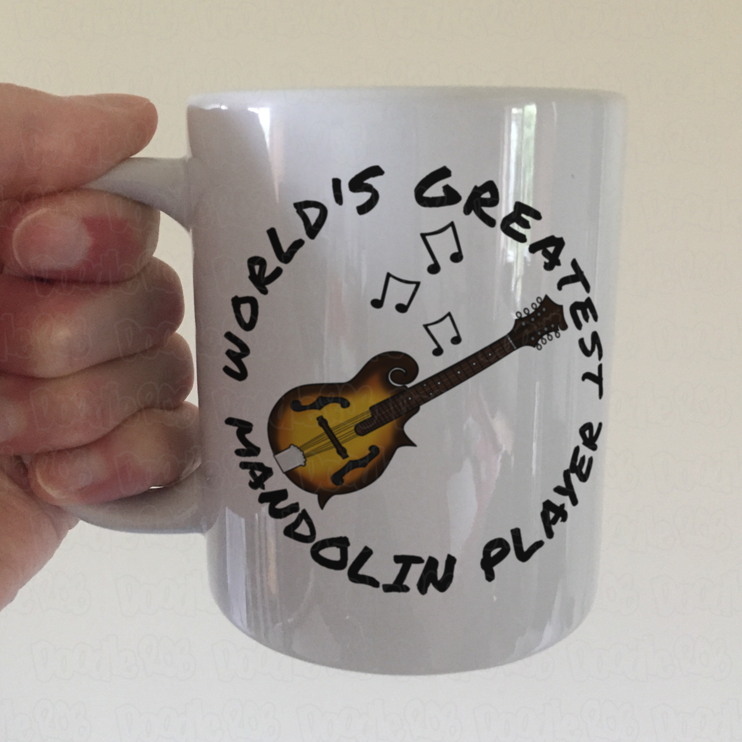 Mandolin Mug - World's Greatest Mandolin Player - Mandolinist Gift