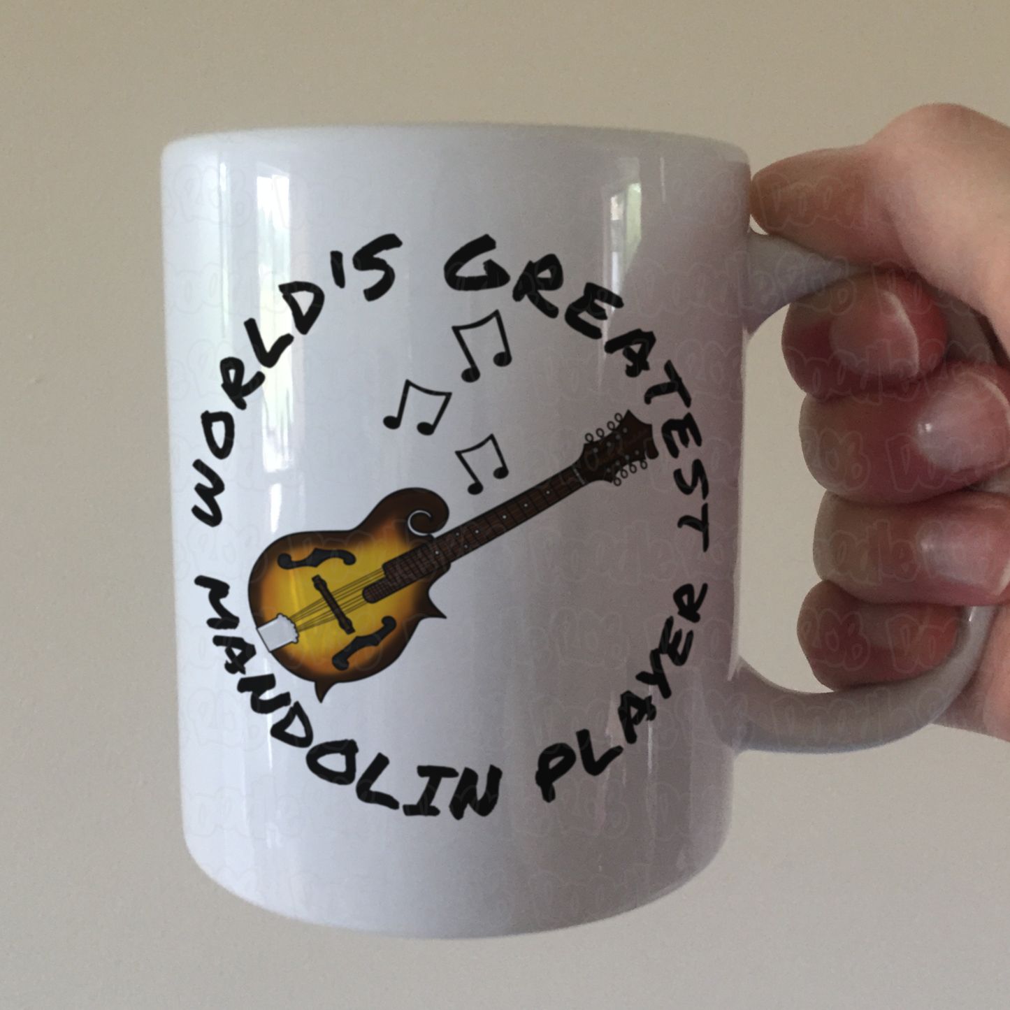Mandolin Mug - World's Greatest Mandolin Player - Mandolinist Gift