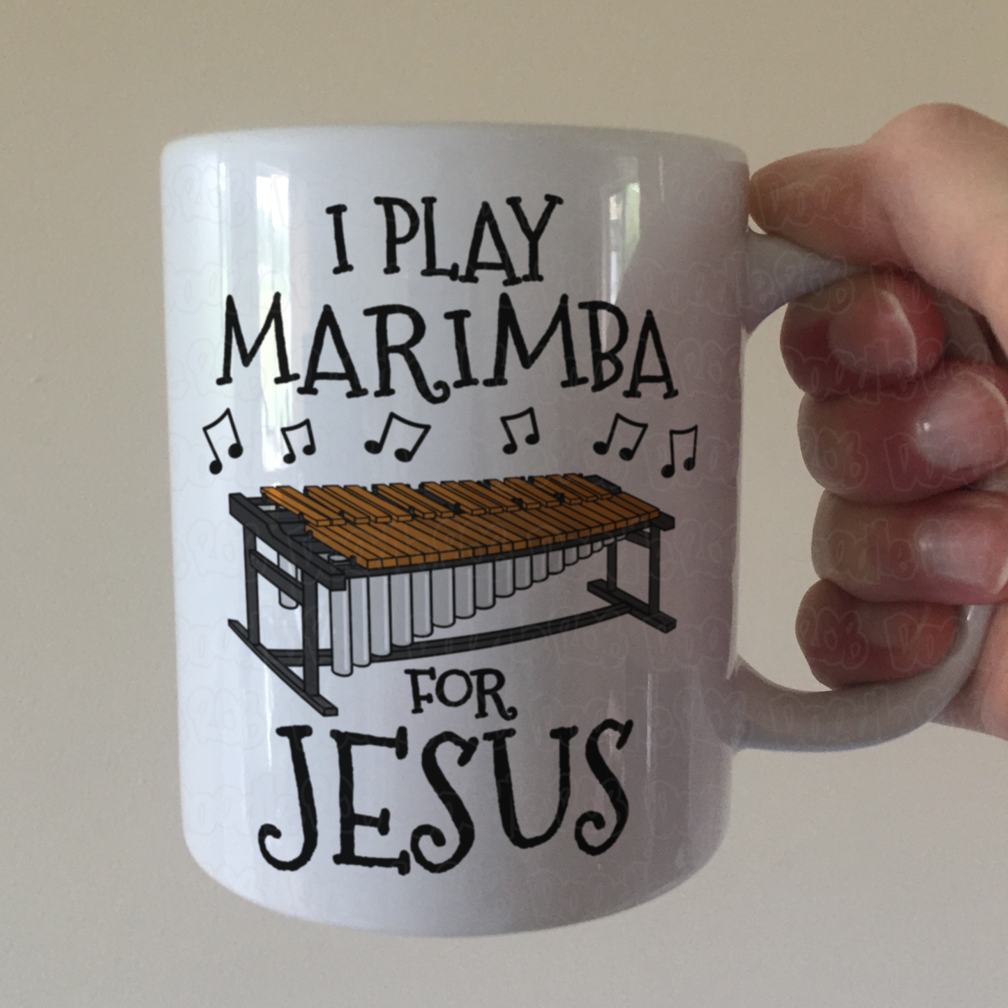 Christian Percussionist Mug - I Play Marimba For Jesus - Church Musician Gift