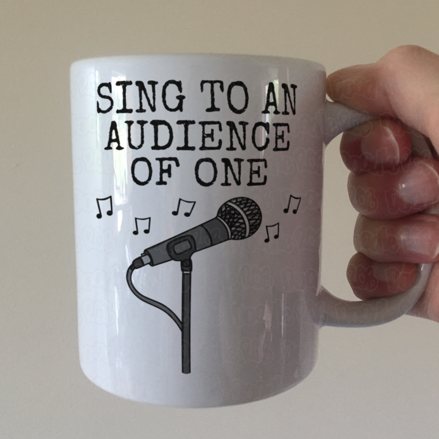 Church Singer Mug - I Sing To An Audience Of One - Worship Musician Gift