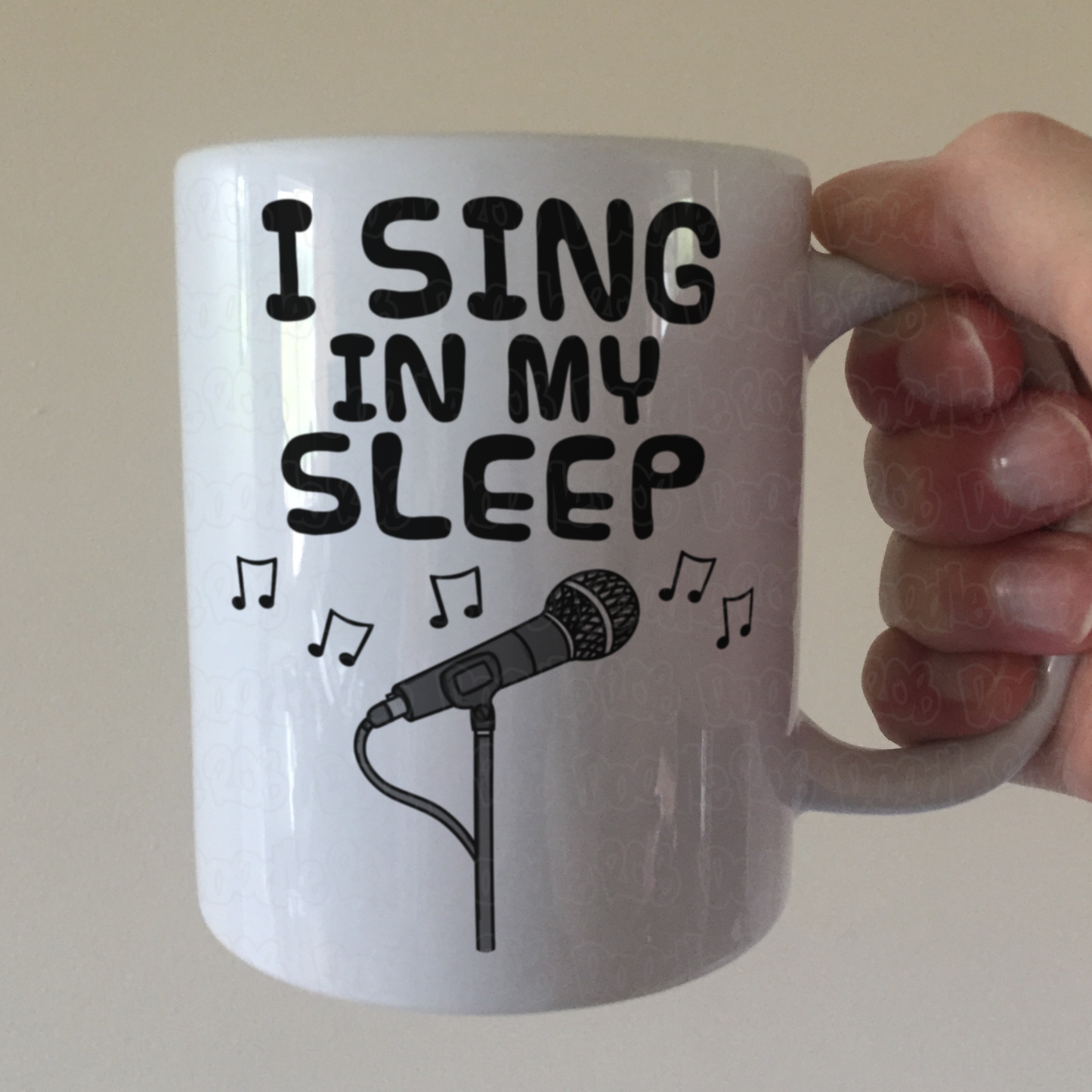 Funny Singer Mug - I Sing In My Sleep - Vocalist Musician Gift