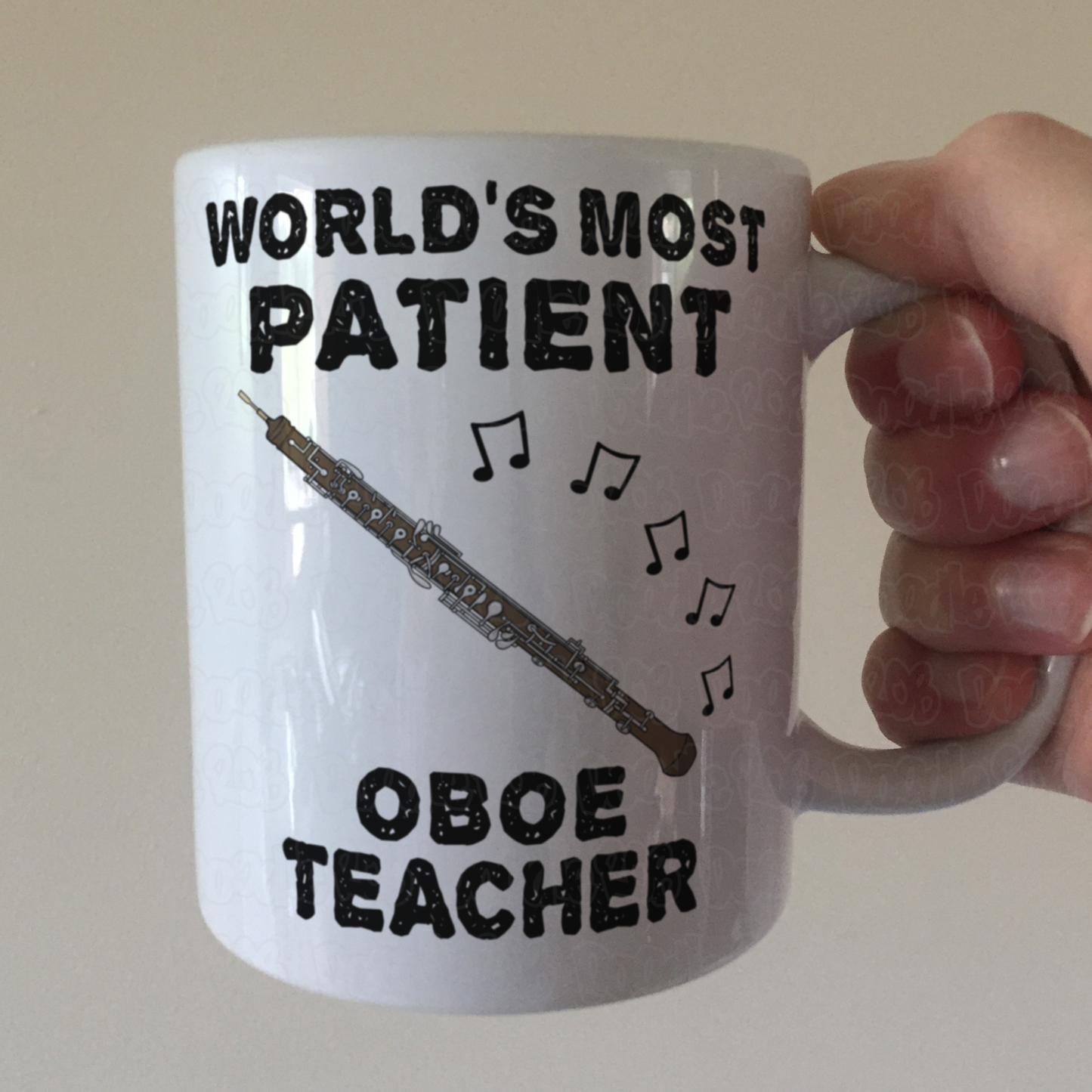 Funny Oboe Teacher Mug - World's Most Patient Oboe Teacher - Woodwind Teacher Gift