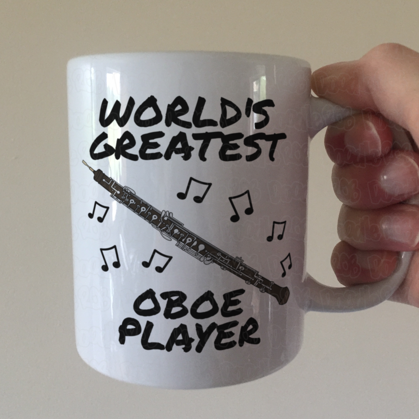 Oboist Mug - World's Greatest Oboe Player - Woodwind Teacher Gift