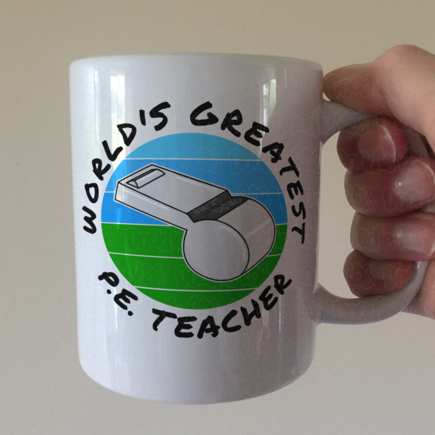 PE Teacher Mug - World's Greatest P.E. Teacher - Sport Teacher Gift