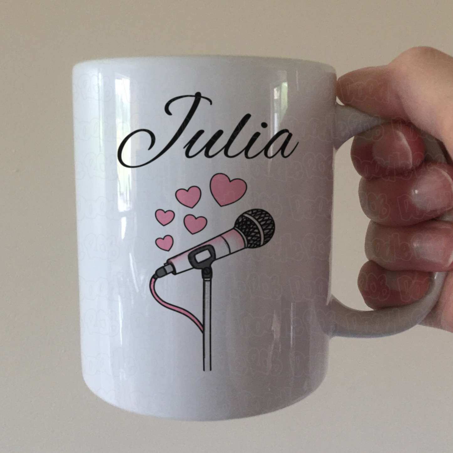 Wedding Singer Personalised Mug - Vocalist Musician Custom Gift
