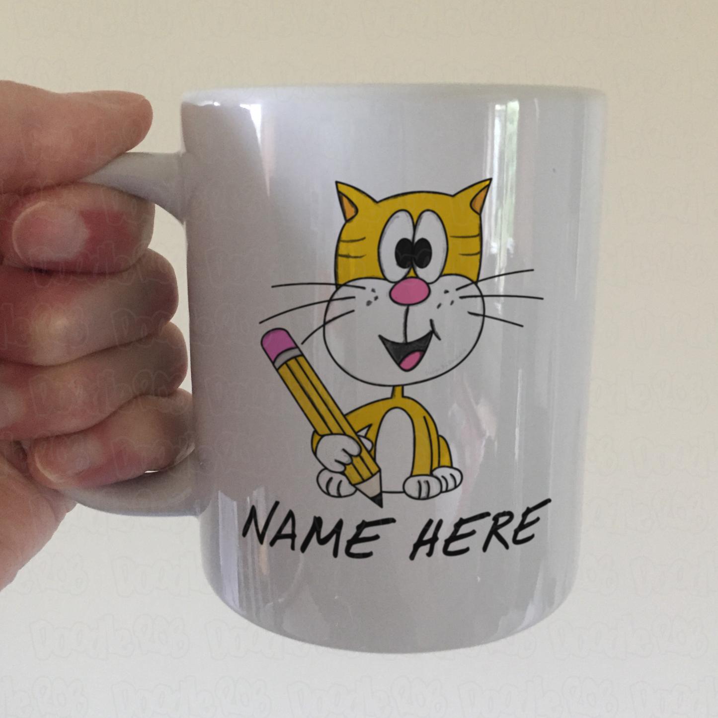 Personalised Teacher Mug - School Cat Mug - GCSE Exam Gift - A Level Exams Gift