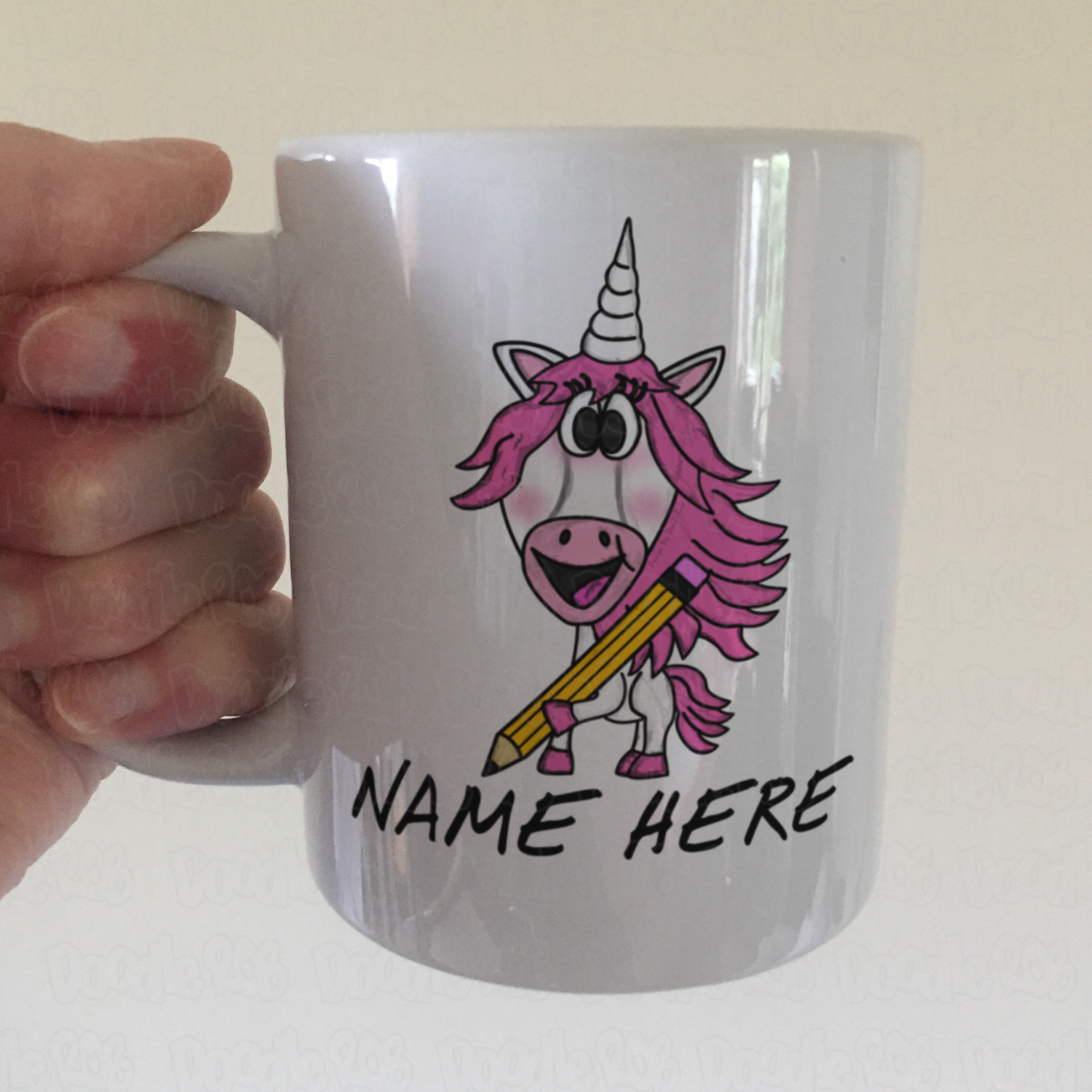 Unicorn School Mug - Personalised Teacher Mug - GCSE Exam Gift - Back To School Gift