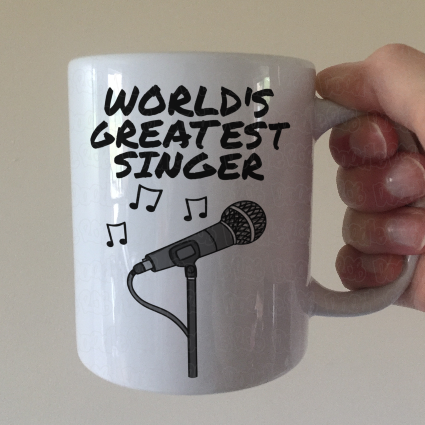 Vocalist Mug - World's Greatest Singer - Singing Teacher Gift - Funny Musician Mug