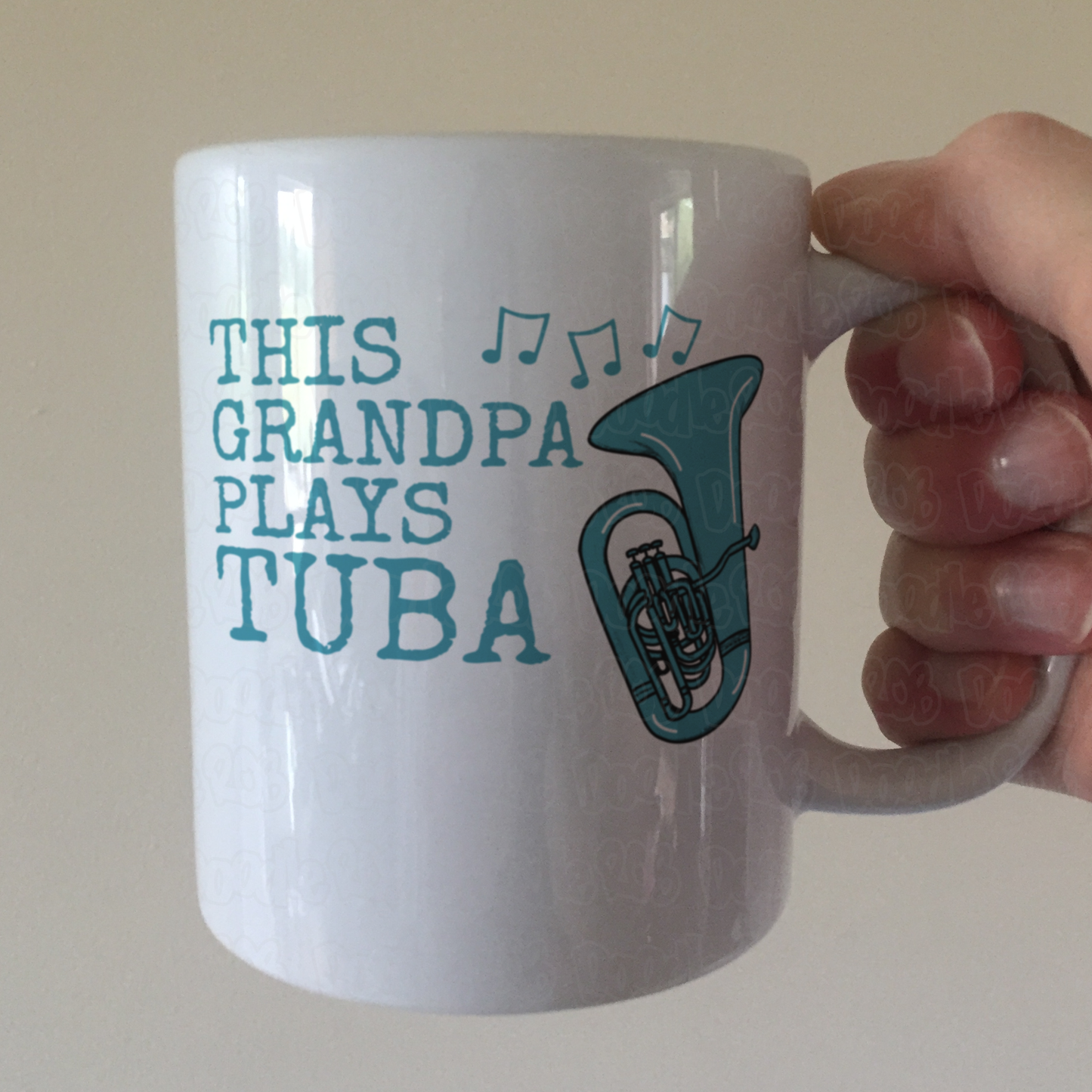 Tuba Father's Day Mug - This Grandpa Plays Tuba - Tubaist Brass Musician Gift