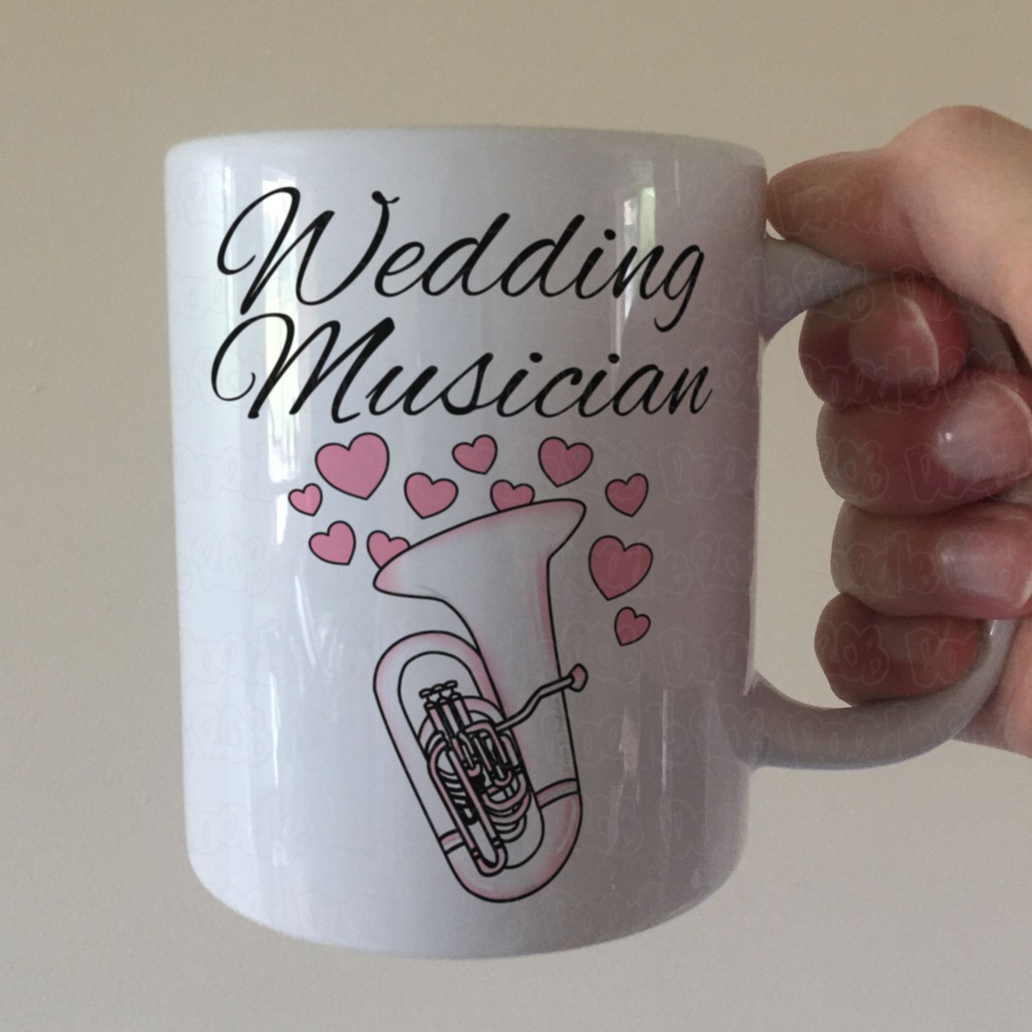 Tuba Wedding Mug - Tubaist Brass Musician Gift
