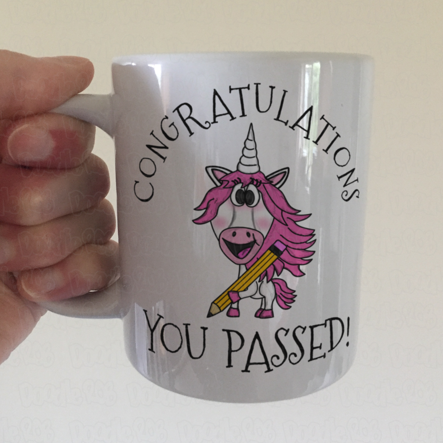 Unicorn School Mug - Congratulations You Passed - GCSE Exam Gift - School Exam Gift