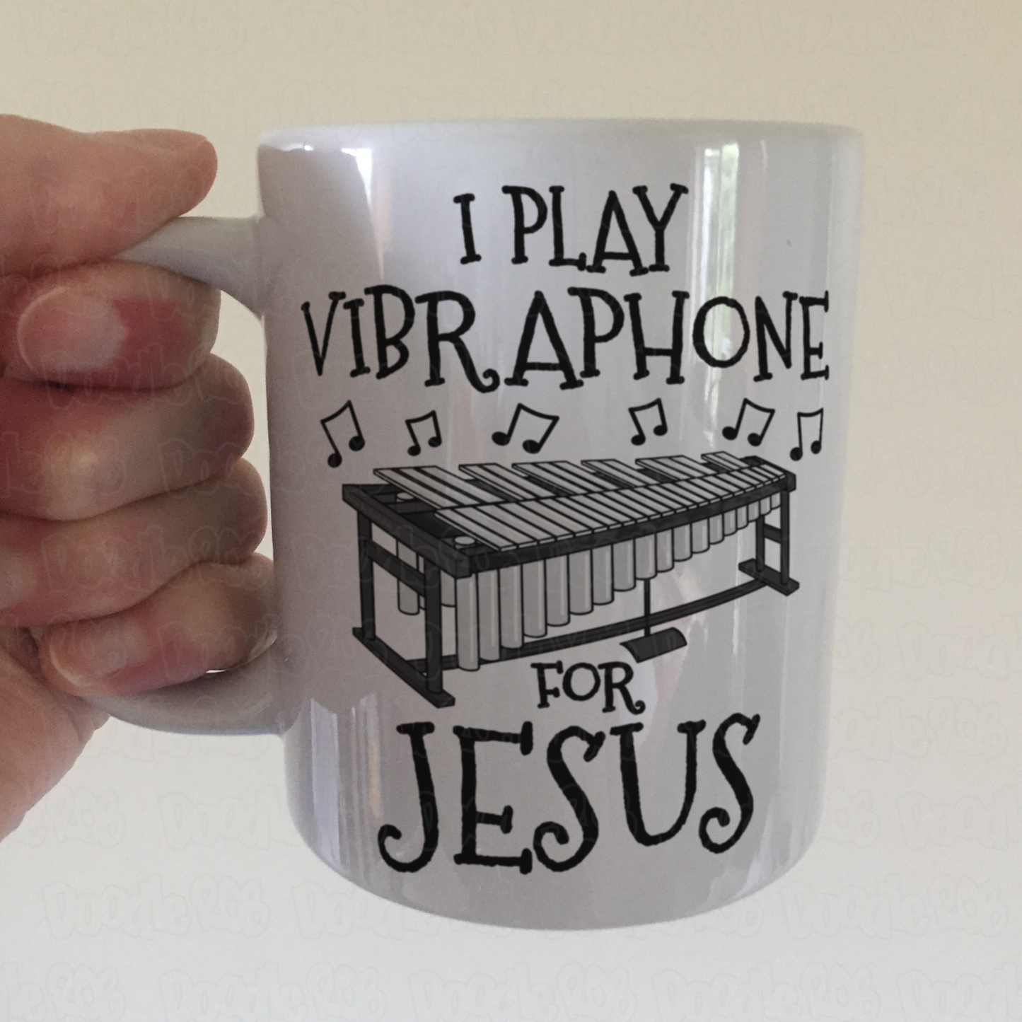 Christian Percussionist Mug - I Play Vibraphone For Jesus - Church Musician Gift