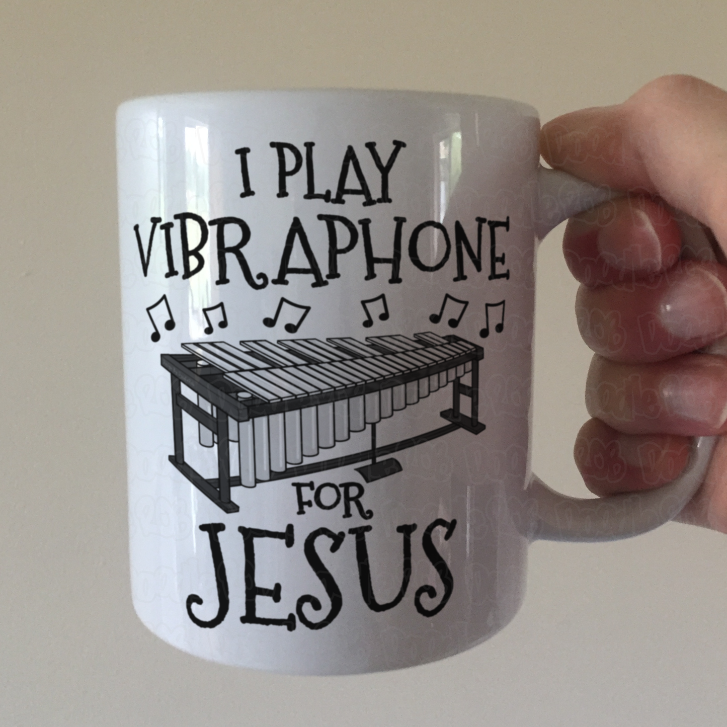 Christian Percussionist Mug - I Play Vibraphone For Jesus - Church Musician Gift
