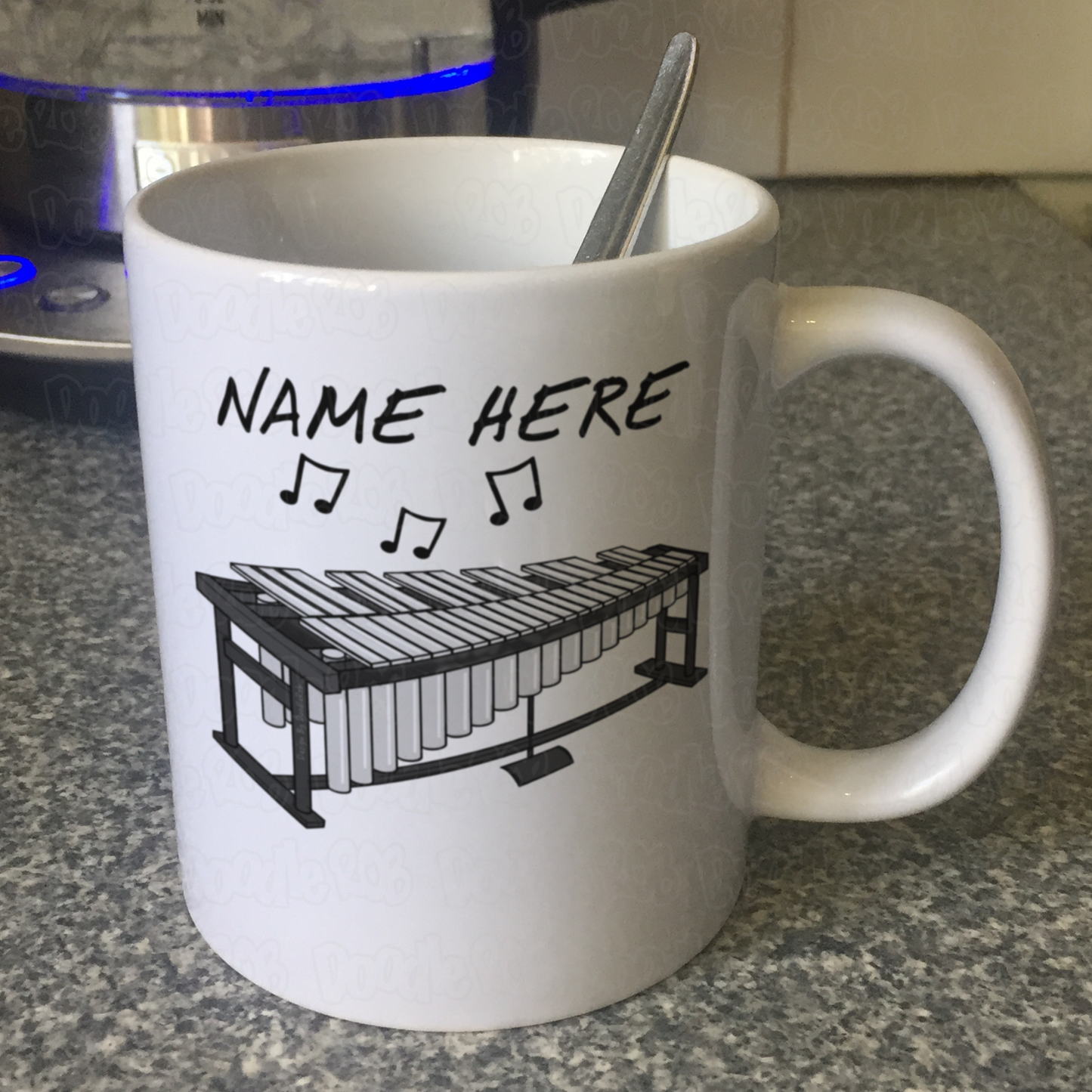Vibraphone Personalised Mug - Vibraphonist Custom Mug - Percussion Teacher Gift