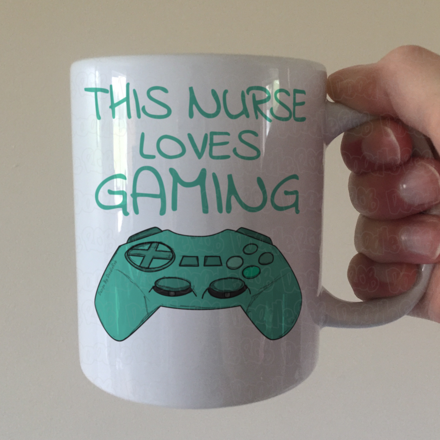 Nurse Gamer Mug - This Nurse Loves Gaming - Video Gamer Gift For Nurse