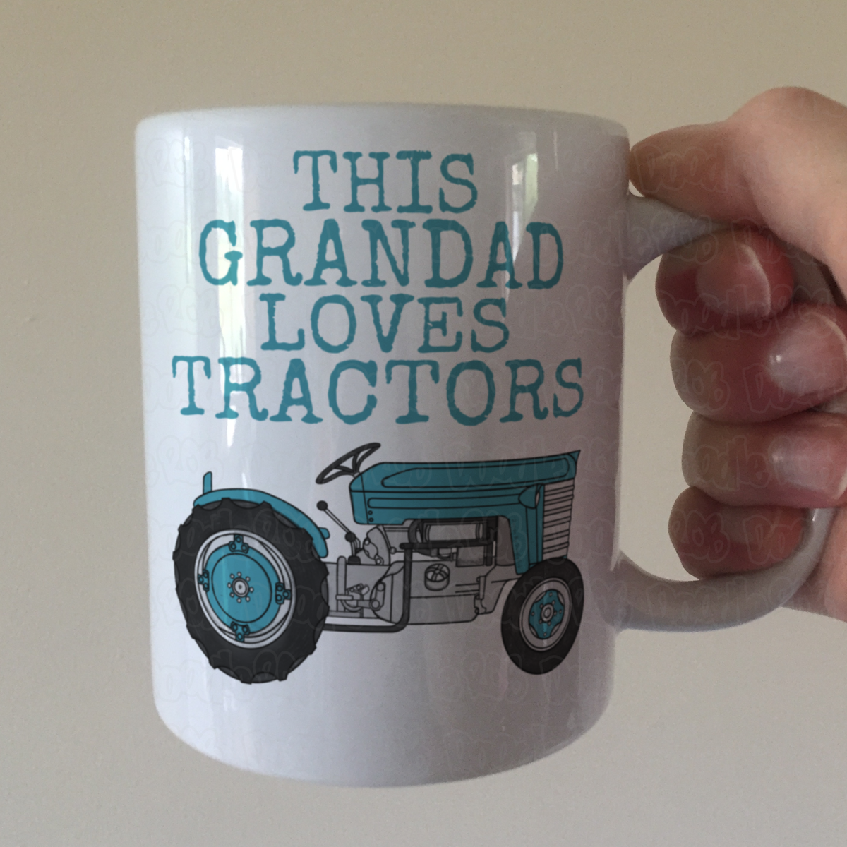 Grandad Tractor Mug - This Grandad Loves Tractors - Father's Day Gift For Farmer