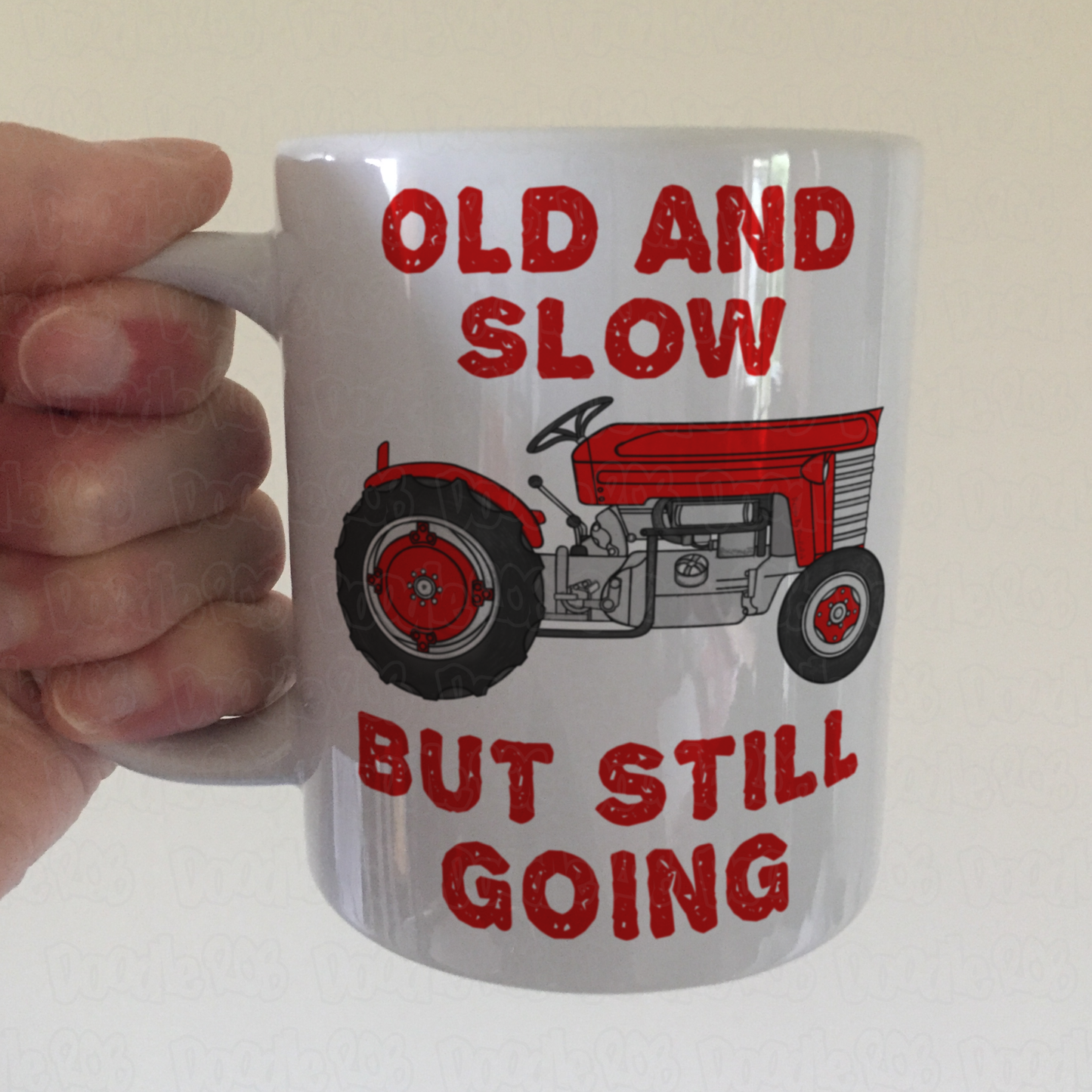 Vintage Tractor Mug - Old And Slow But Still Going - Funny Gift For Farmer - Sarcastic Retirement Gift