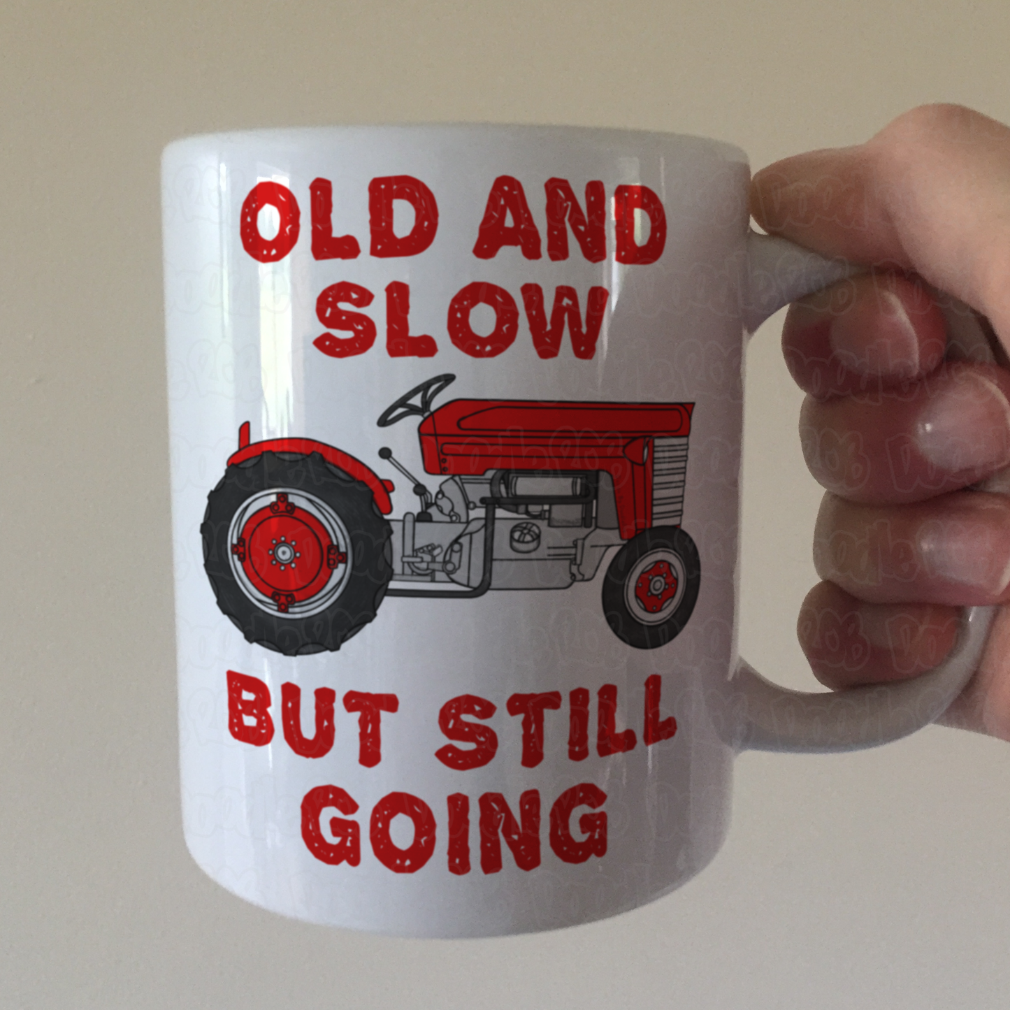 Vintage Tractor Mug - Old And Slow But Still Going - Funny Gift For Farmer - Sarcastic Retirement Gift