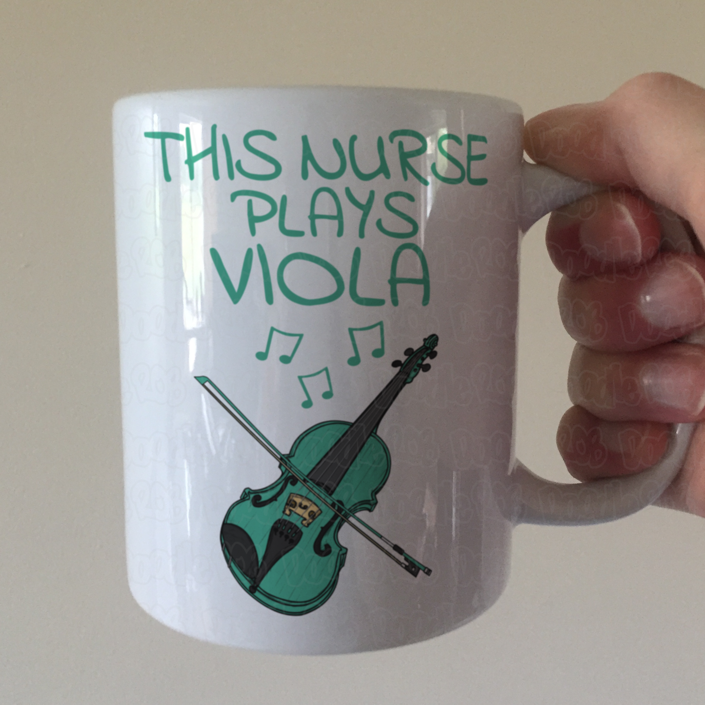 Nurse Viola Mug - This Nurse Plays Viola - Violist Gift For Nurse