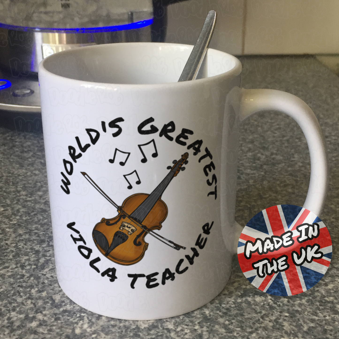 Viola Teacher Mug - World's Greatest Viola Teacher - String Teacher Gift