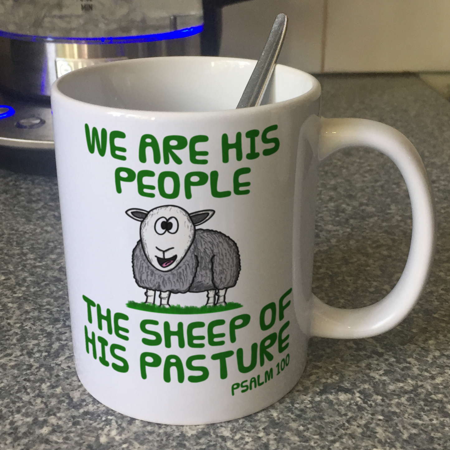 Sheep Of His Pasture Mug - Psalm 100 - Funny Christian Mug - Gift For Church Pastor