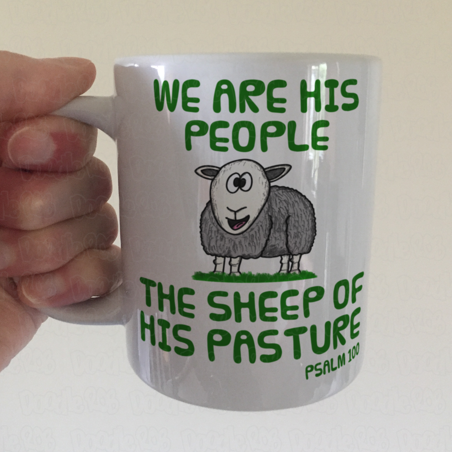 Sheep Of His Pasture Mug - Psalm 100 - Funny Christian Mug - Gift For Church Pastor