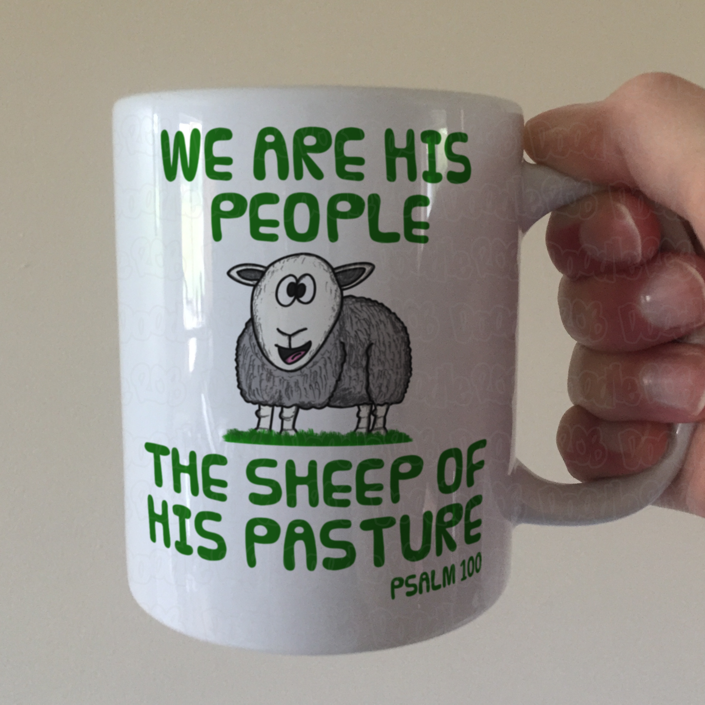 Sheep Of His Pasture Mug - Psalm 100 - Funny Christian Mug - Gift For Church Pastor