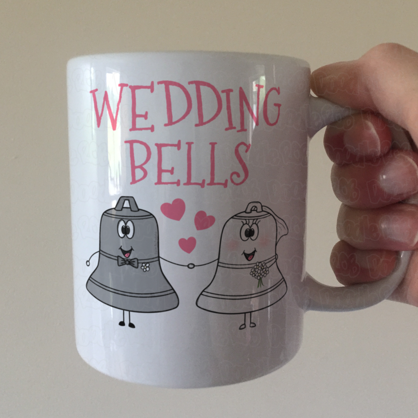 Wedding Bells Mug - Church Wedding Gift - Engagement Mug