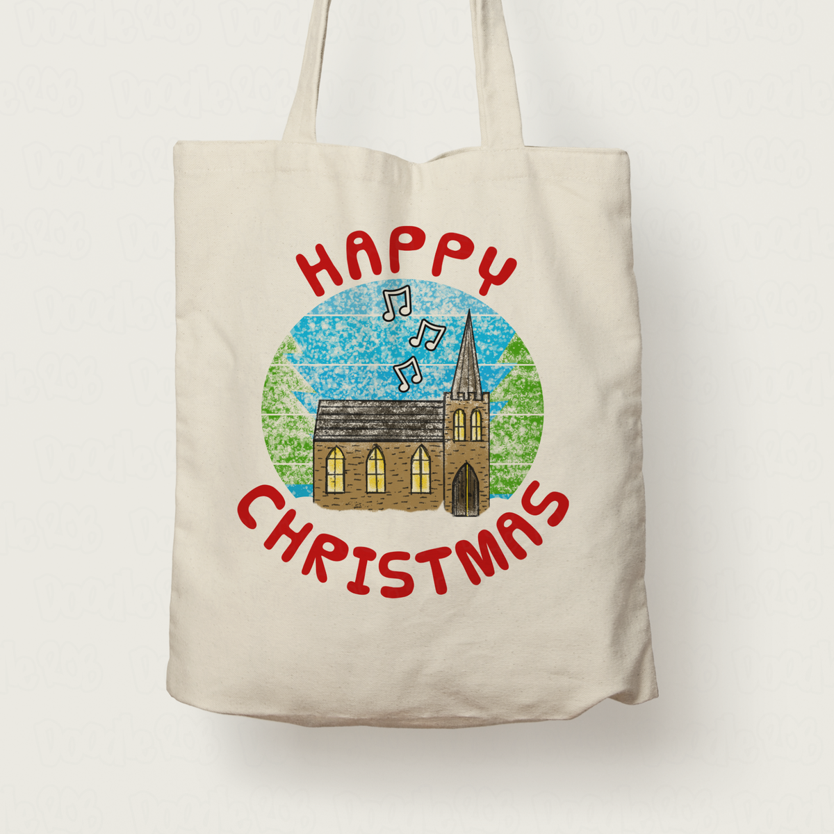 Church Christmas Tote Bag - Vicar Gift - Christian Minister Gift - Church Choir Singer Gift