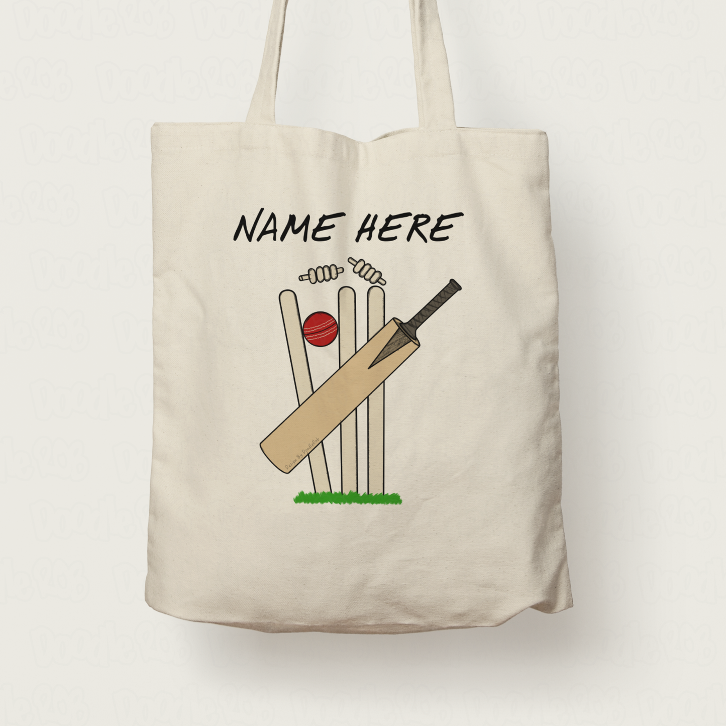 Cricket Personalised Tote Bag - Cricket Player Custom Gift - Cricketer Tote Bag - Cricket Lover Gift