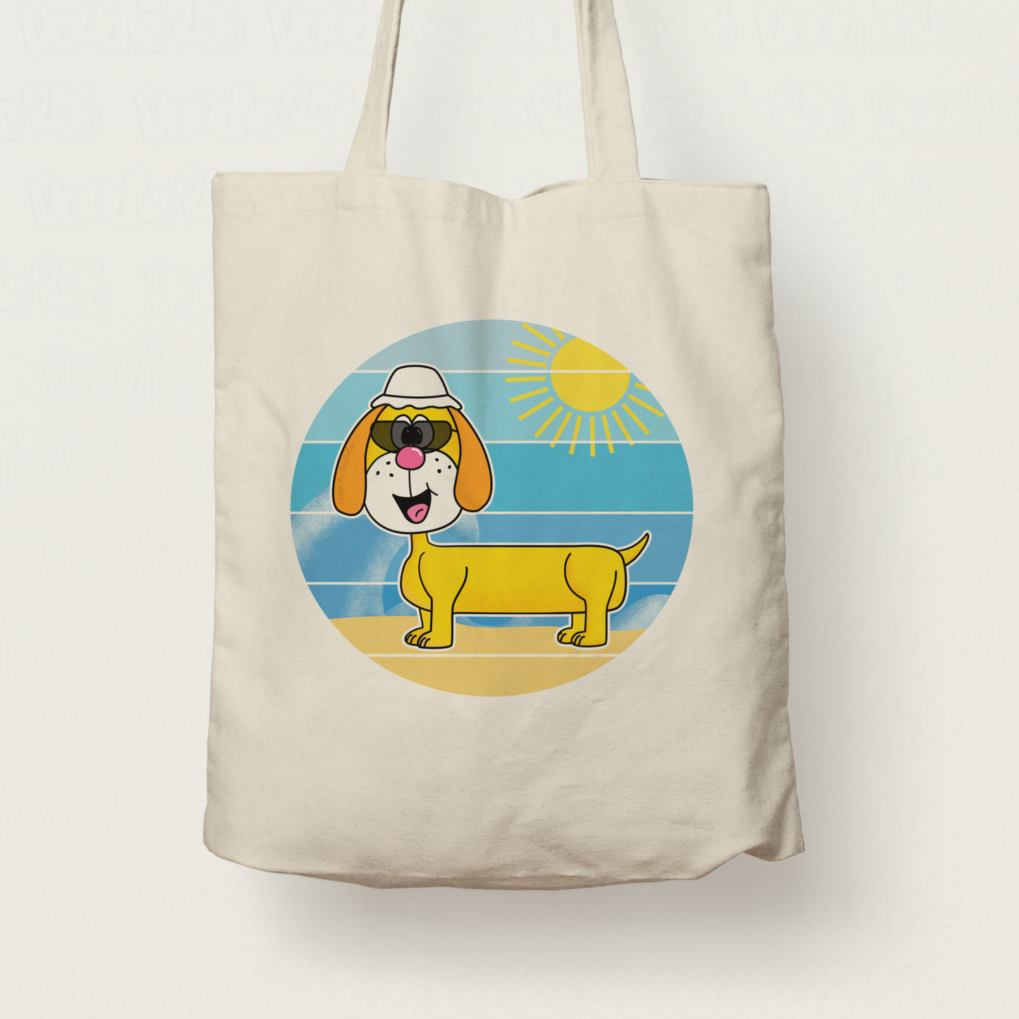 Dachshund Summer Tote Bag - Dog Lover Gift - Funny Sausage Dog Tote Bag