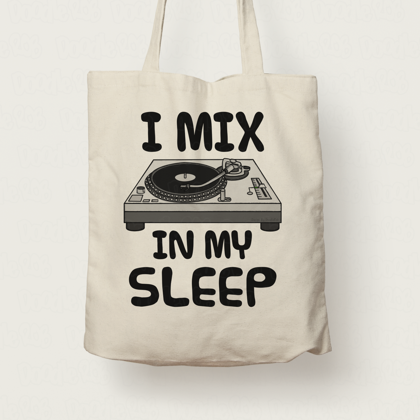 Funny DJ Tote Bag - I Mix In My Sleep - Music Producer Musician Gift
