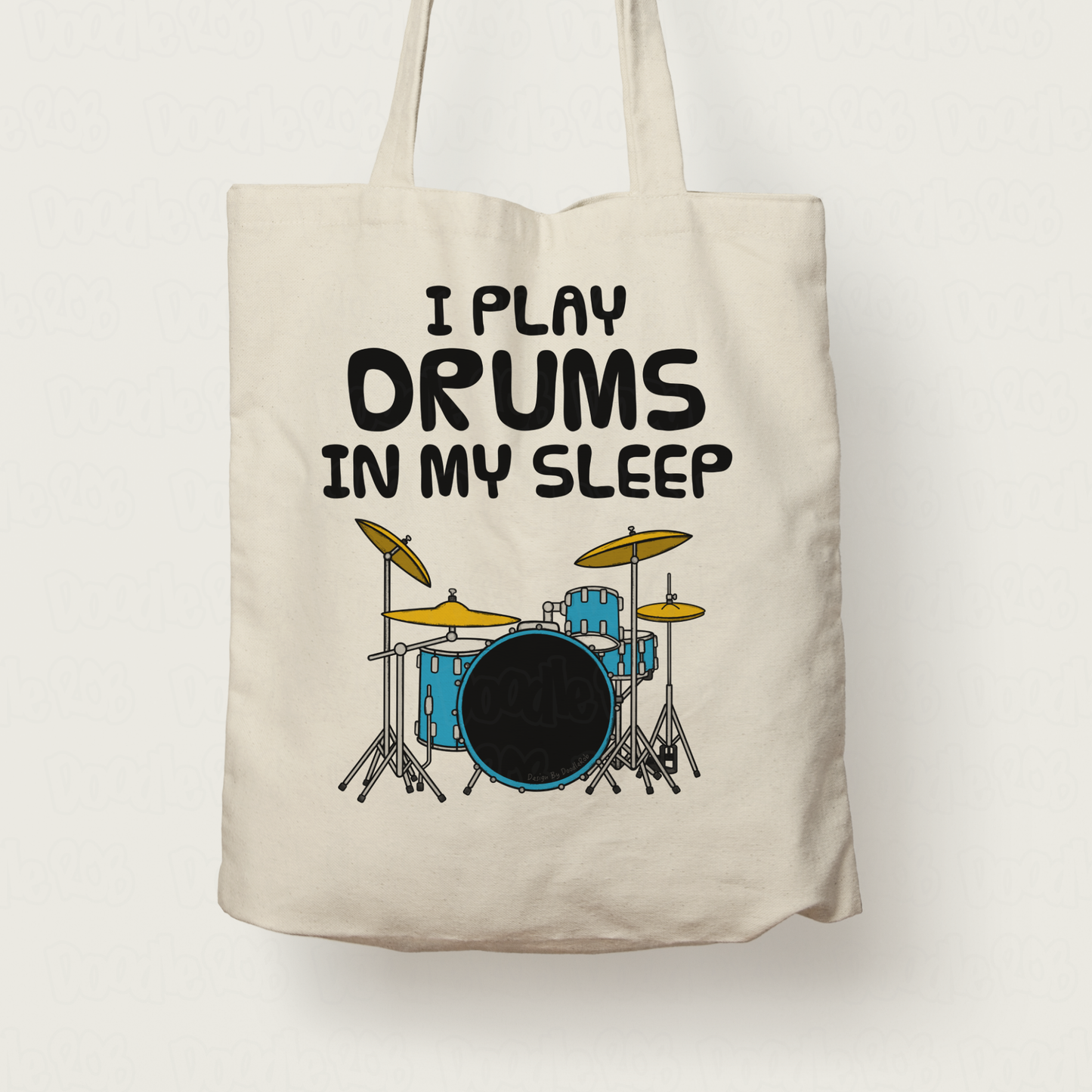 Funny Drummer Tote Bag - I Play Drums In My Sleep - Percussionist Musician Gift