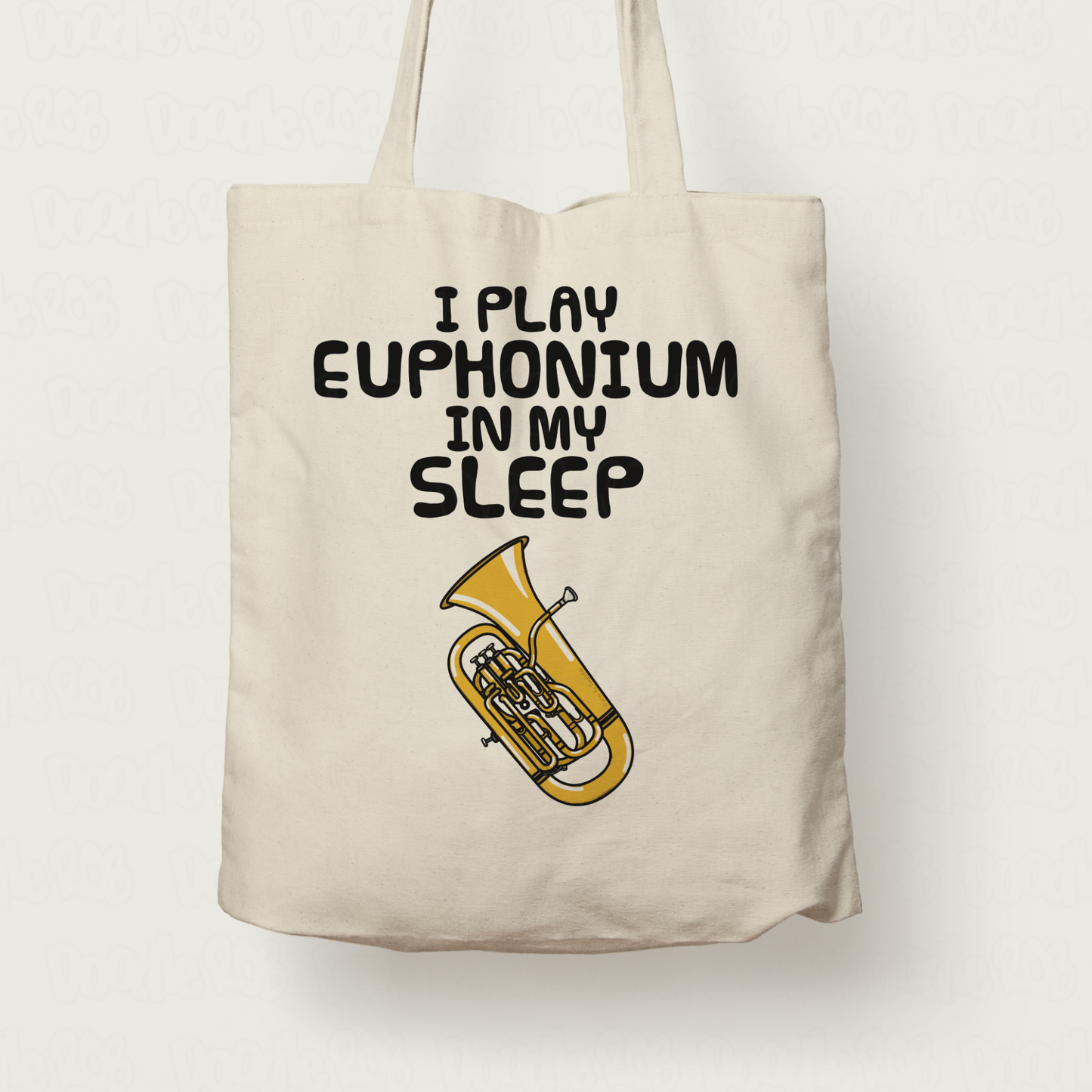 Funny Euphonium Tote Bag - I Play Euphonium In My Sleep - Brass Musician Gift