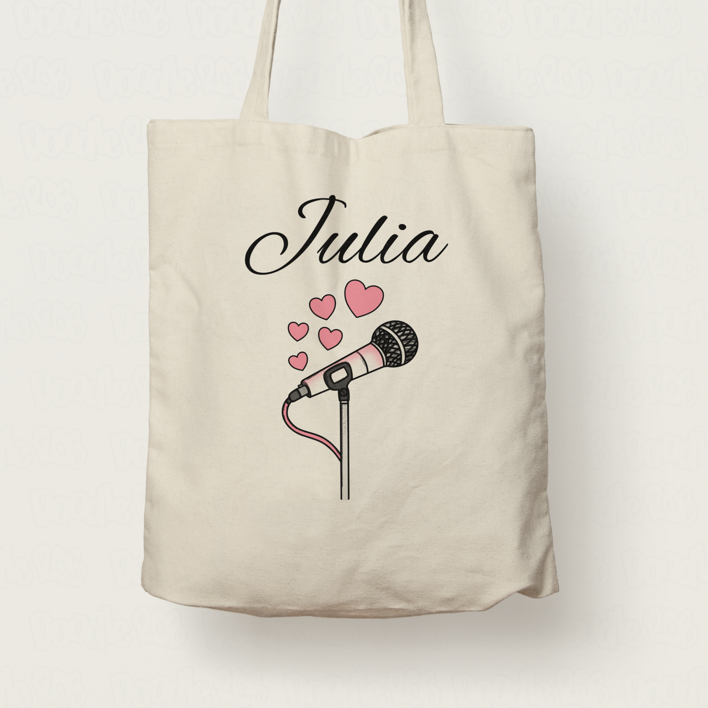 Wedding Singer Personalised Tote Bag - Vocalist Musician Custom Gift