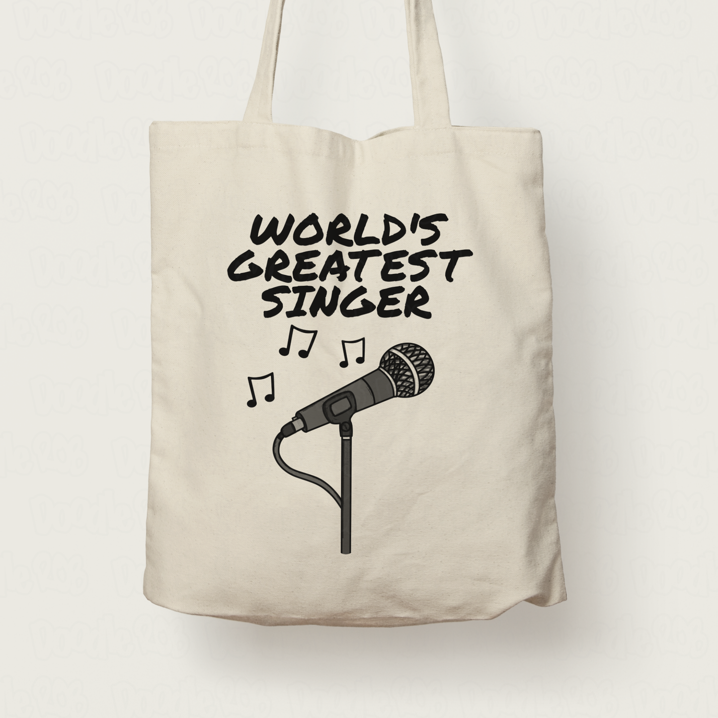 Funny Vocalist Tote Bag - World's Greatest Singer - Gift For Singing Teacher
