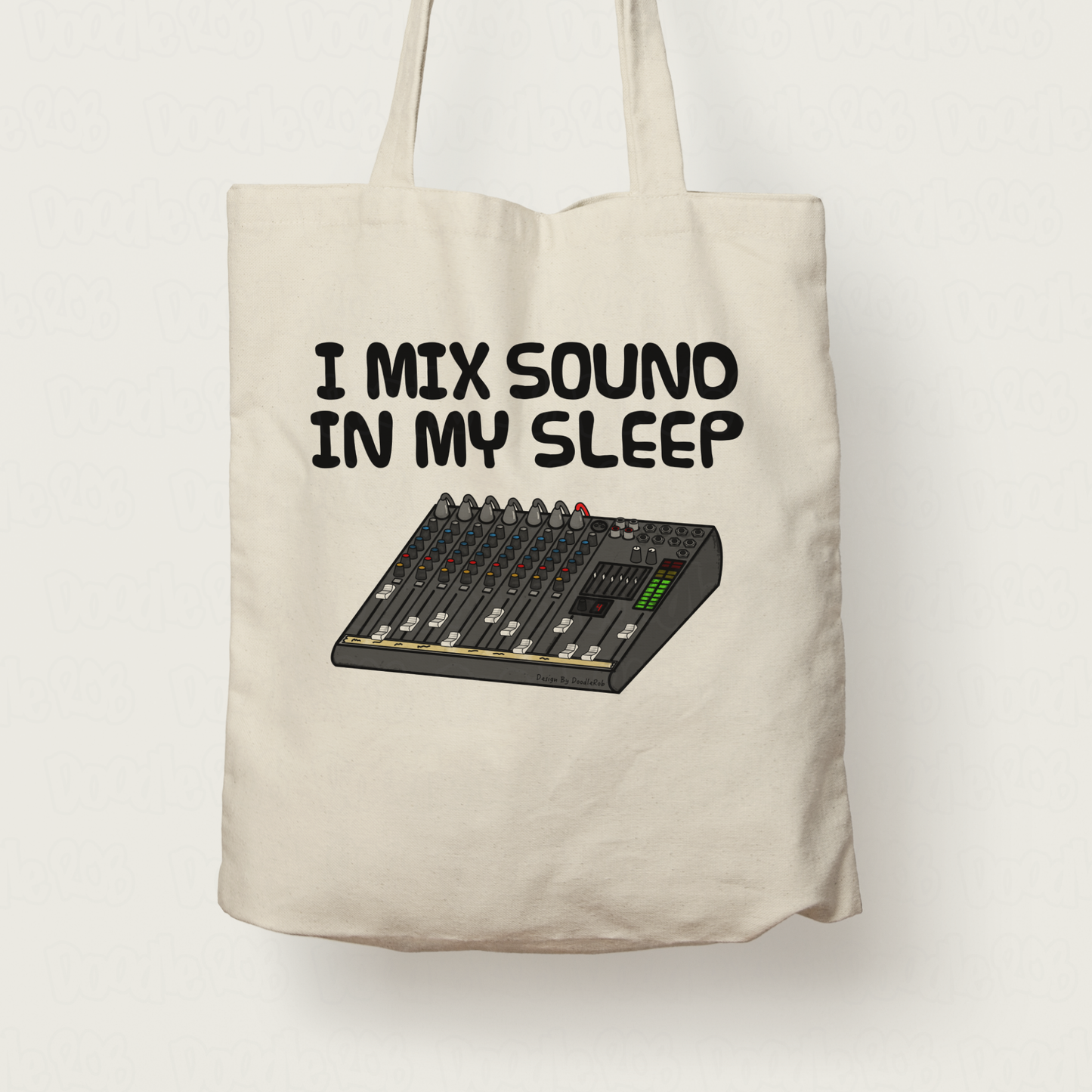 Funny Sound Engineer Tote Bag - I Mix Sound In My Sleep - Audio Tech Musician Gift