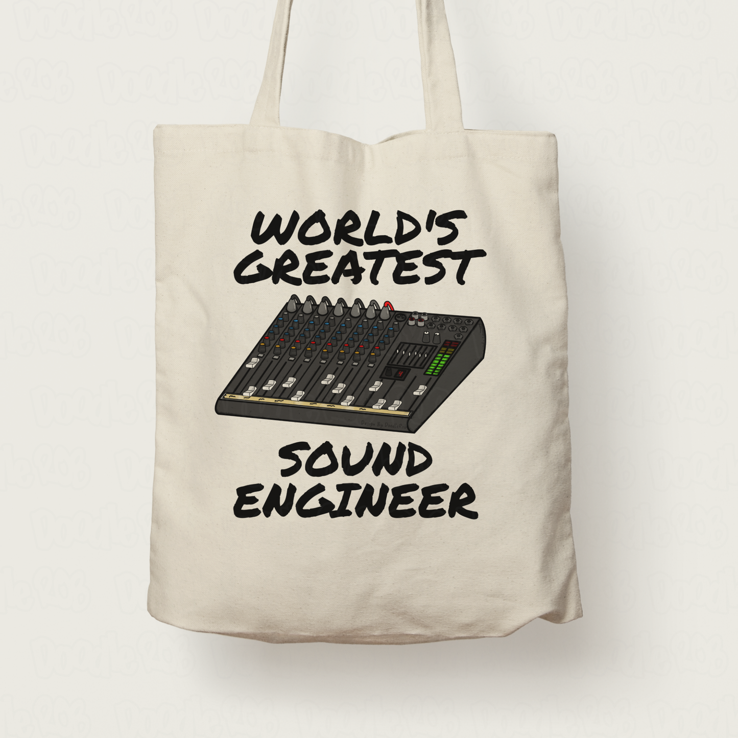 Sound Engineer Tote Bag - World's Greatest Sound Engineer - Sound Guy Gift - Gift For Sound Girl