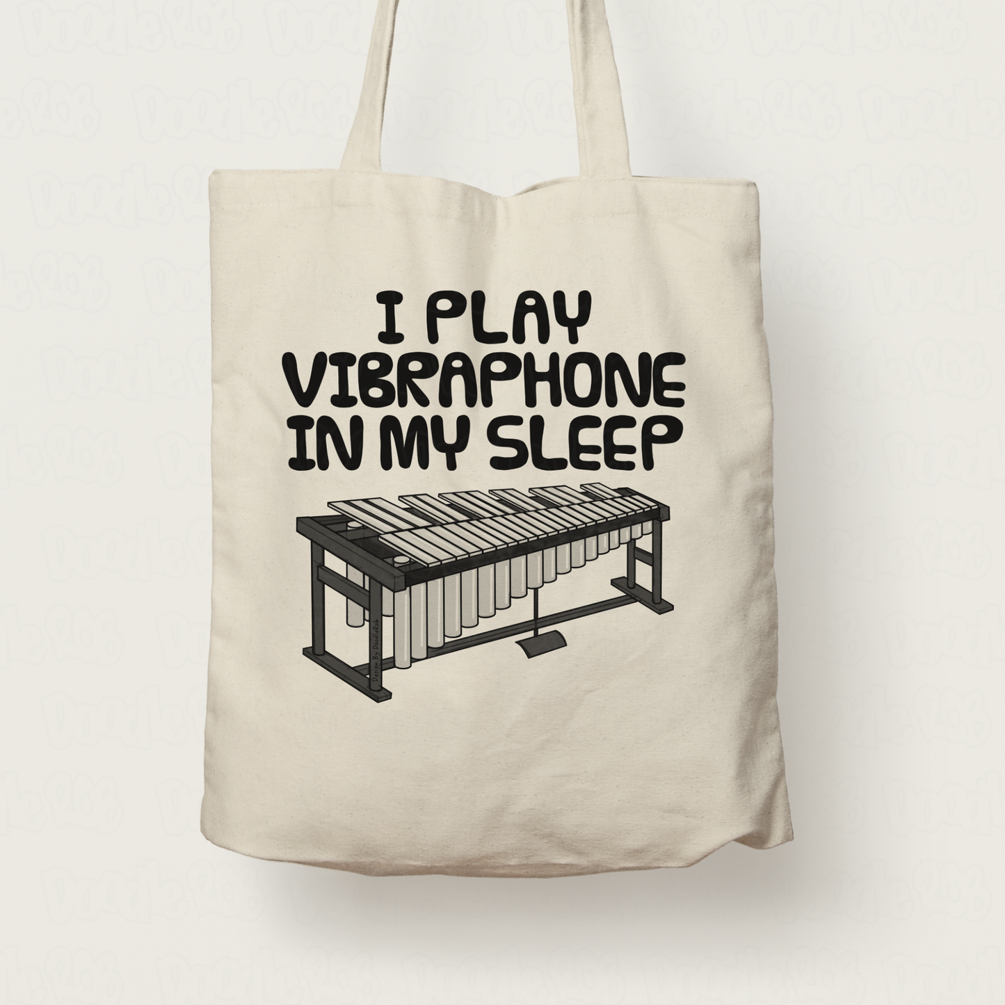 Funny Vibraphone Tote Bag - I Play Vibraphone In My Sleep - Percussionist Musician Gift