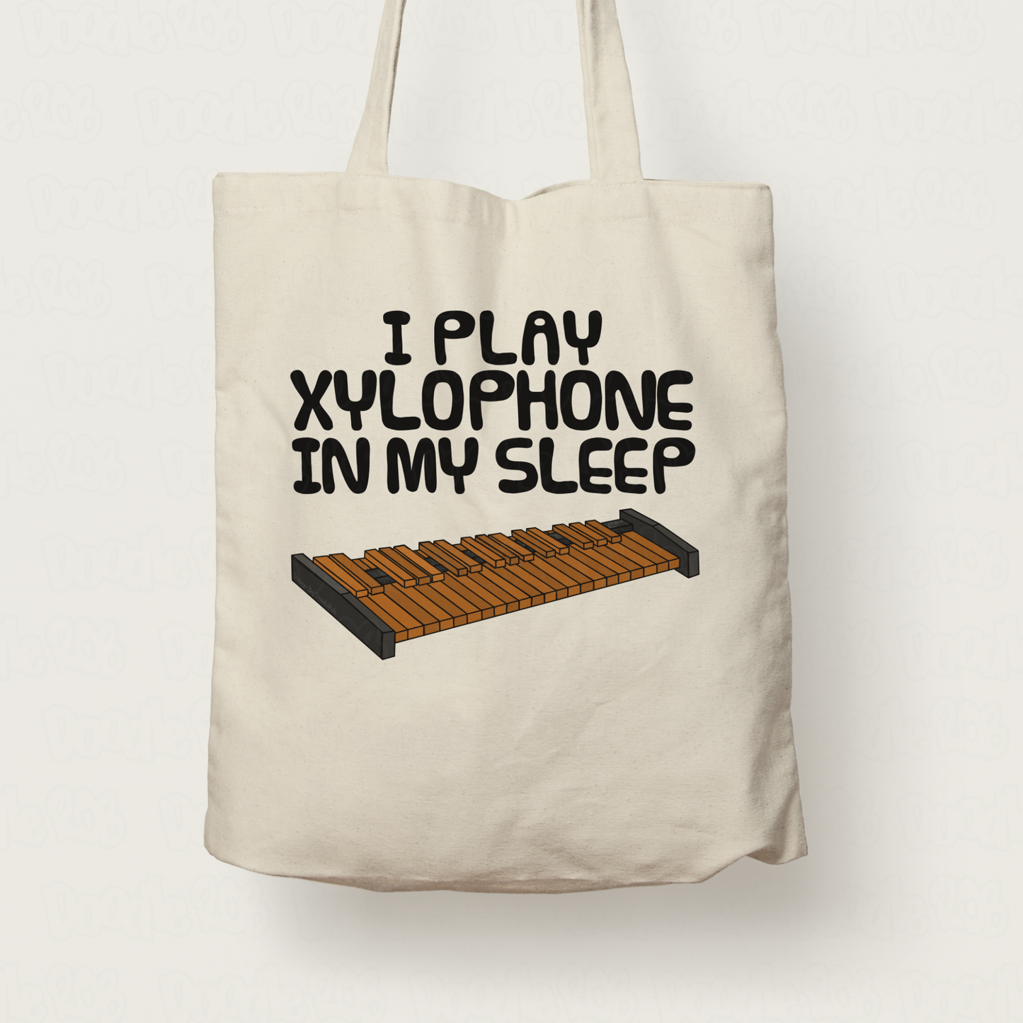 Funny Xylophone Tote Bag - I Play Xylophone In My Sleep - Percussionist Musician Gift