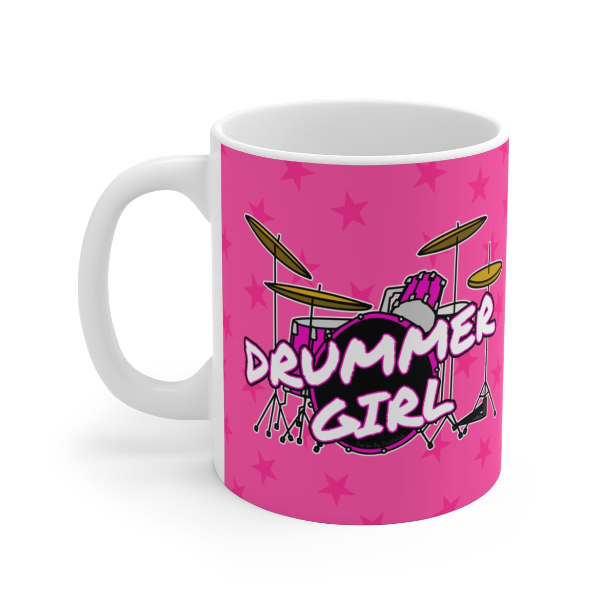 Drummer Girl Mug - Female Drummer Mug - Gift For Girl Who Plays Drums
