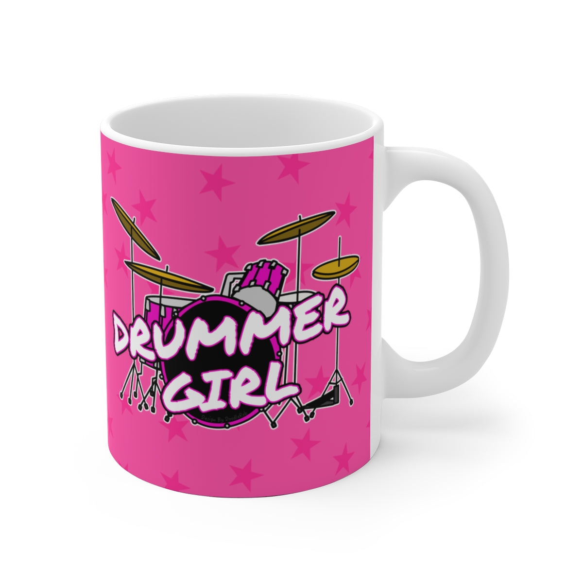 Drummer Girl Mug - Female Drummer Mug - Gift For Girl Who Plays Drums