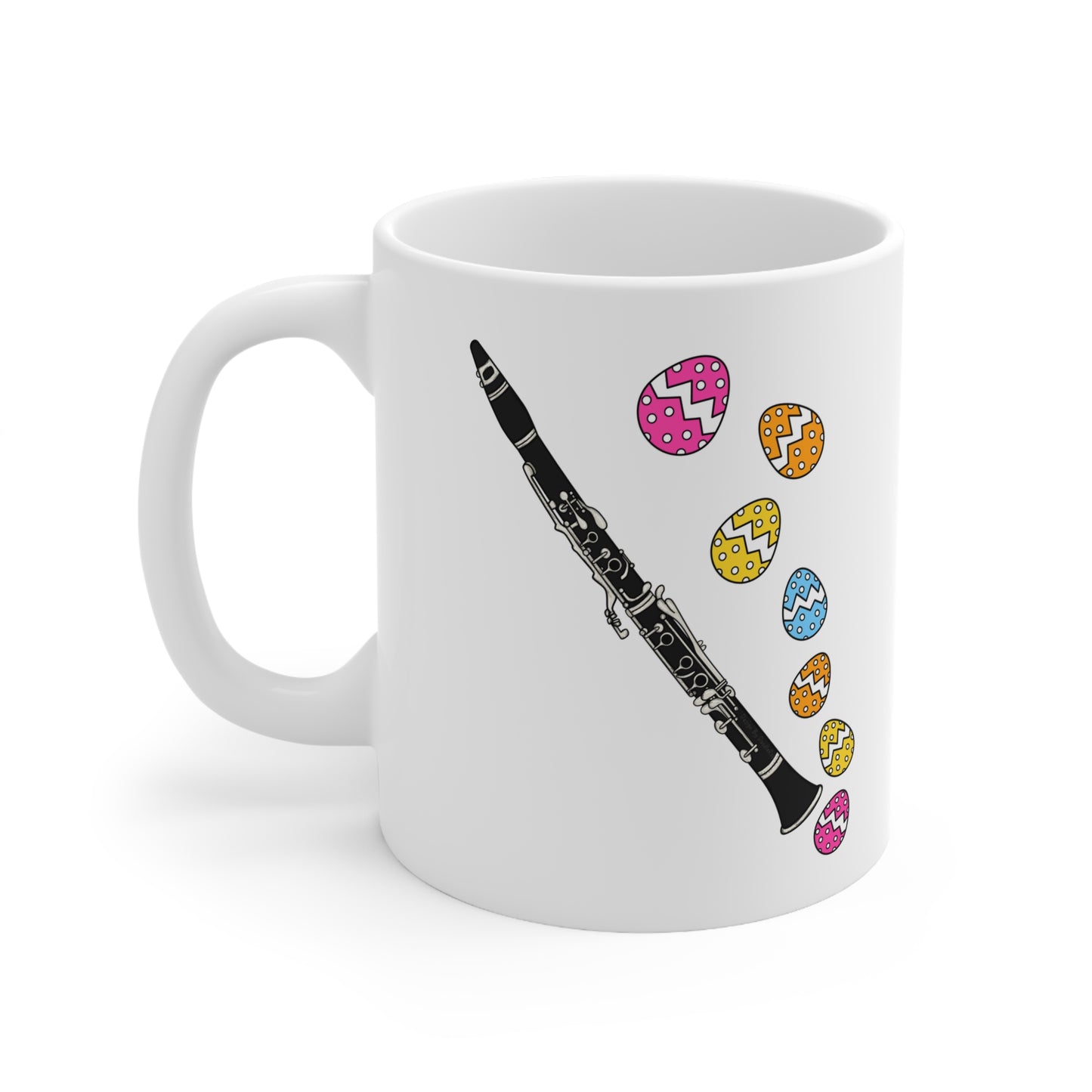 Easter Clarinet Mug - Clarinetist Mug - Easter Musician Gift