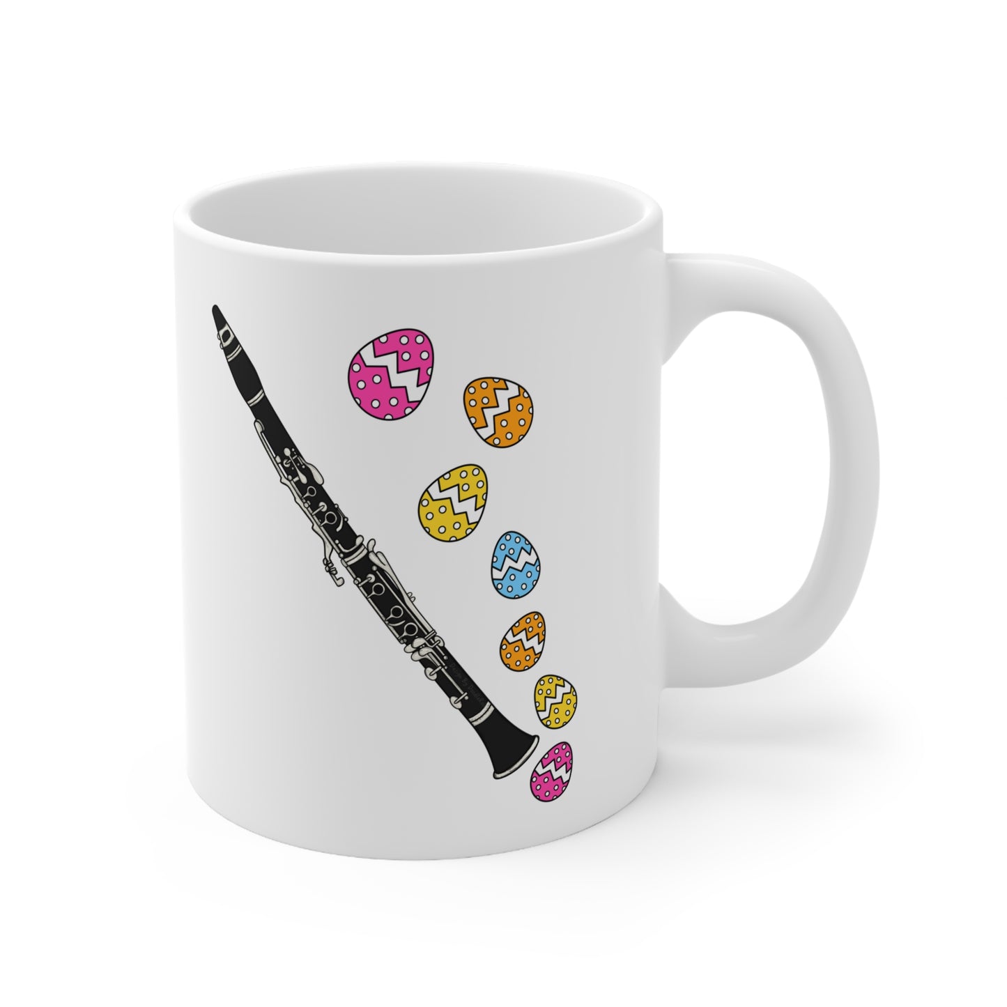 Easter Clarinet Mug - Clarinetist Mug - Easter Musician Gift