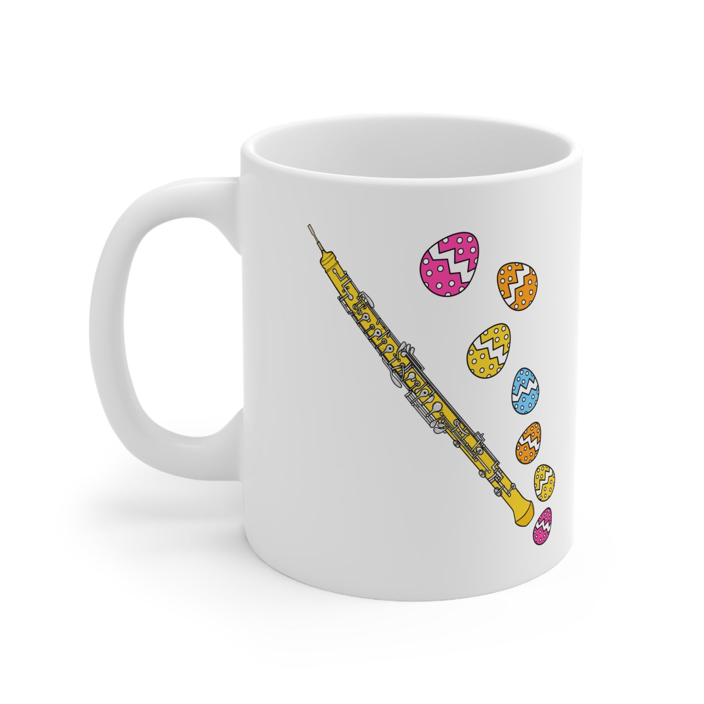 Easter Oboe Mug - Oboist Mug - Easter Musician Gift