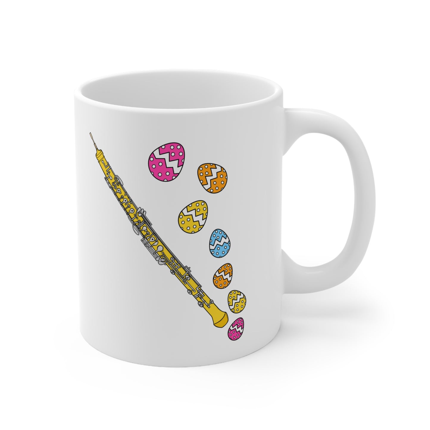 Easter Oboe Mug - Oboist Mug - Easter Musician Gift