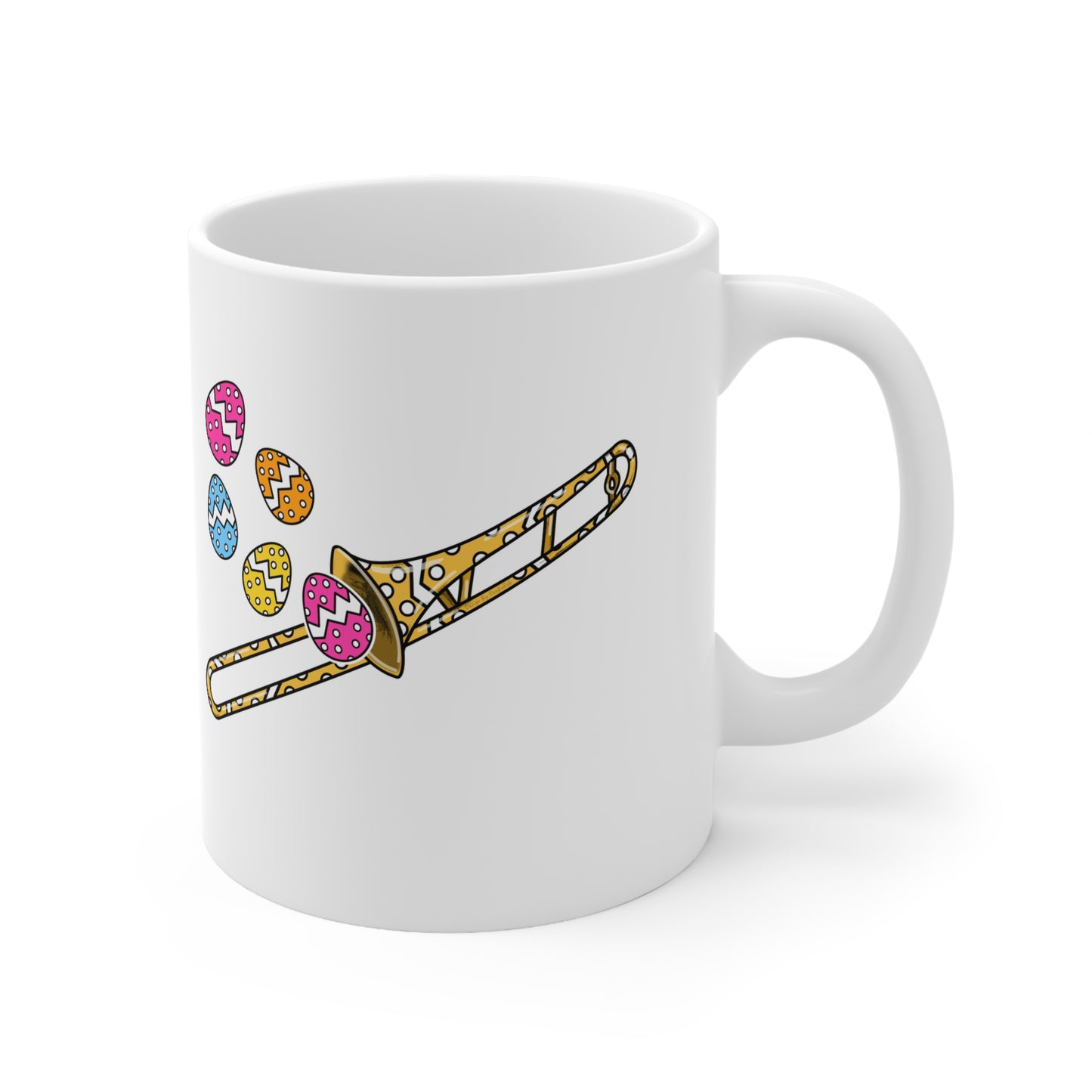Easter Trombone Mug - Brass Player Mug - Easter Musician Gift