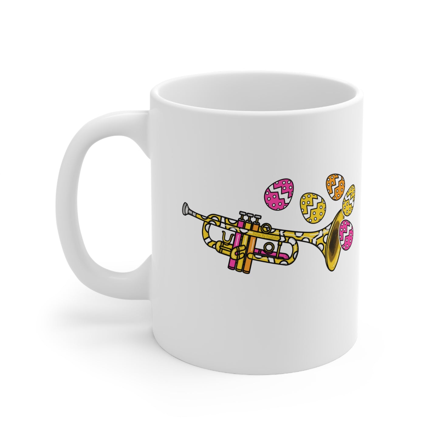Easter Trumpet Mug - Brass Player Mug - Easter Musician Gift
