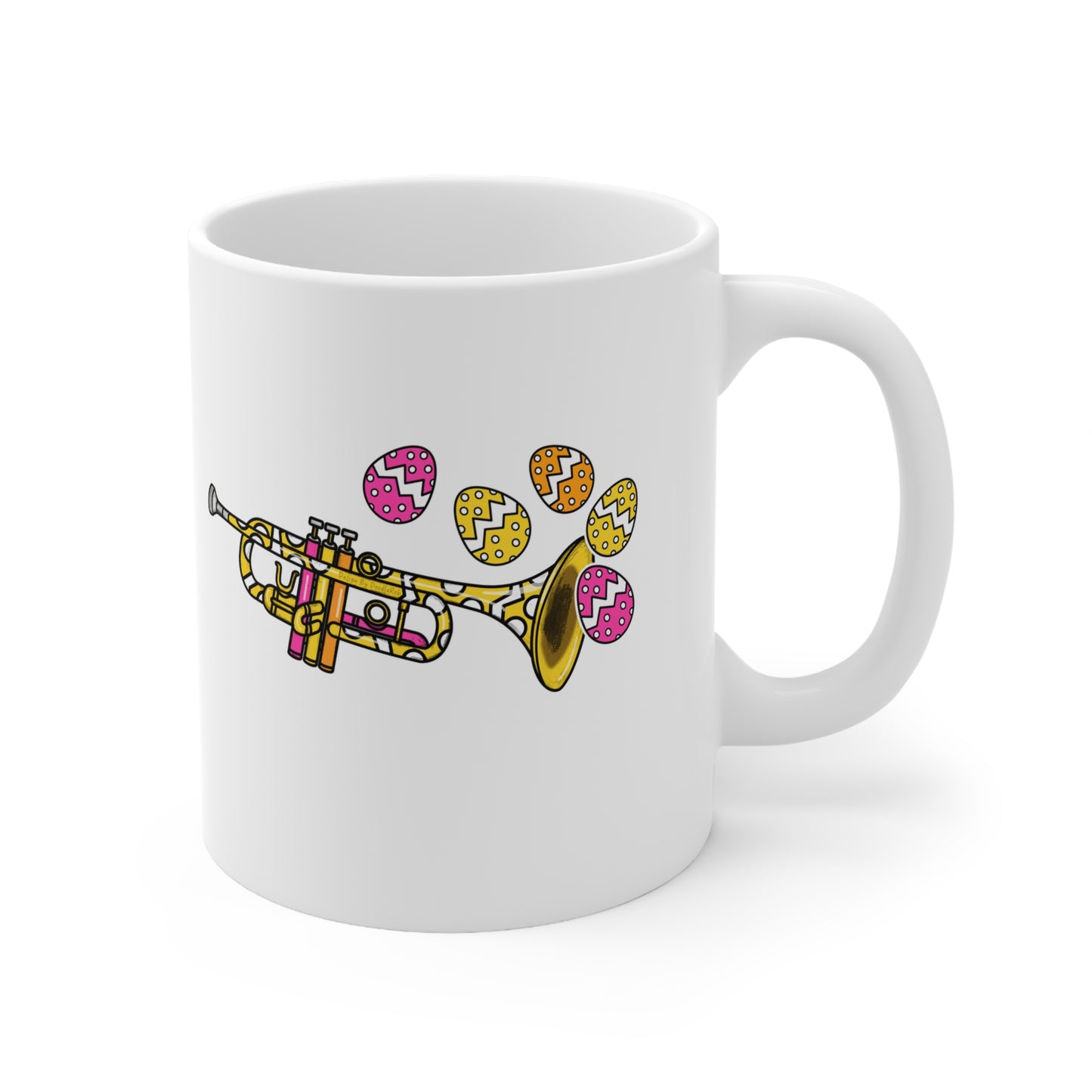 Easter Trumpet Mug - Brass Player Mug - Easter Musician Gift