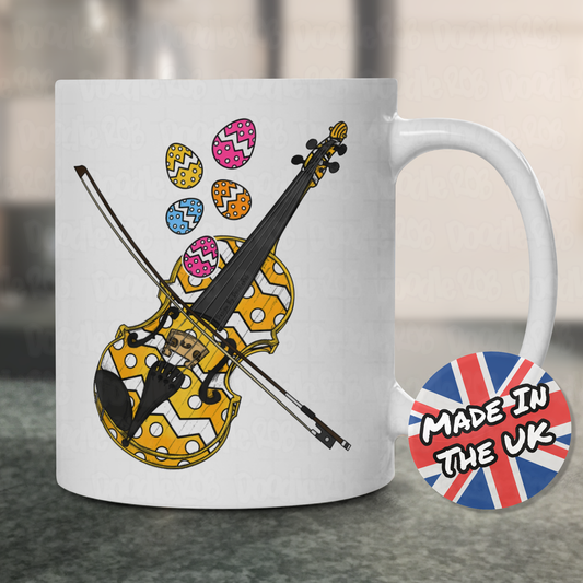 Easter Violin Mug - Violinist Mug - Easter Musician Gift